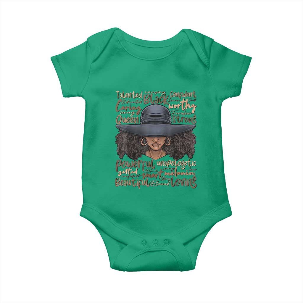 African Black History Baby Onesie African American Ladies Juneteenth TS01 Irish Green Print Your Wear