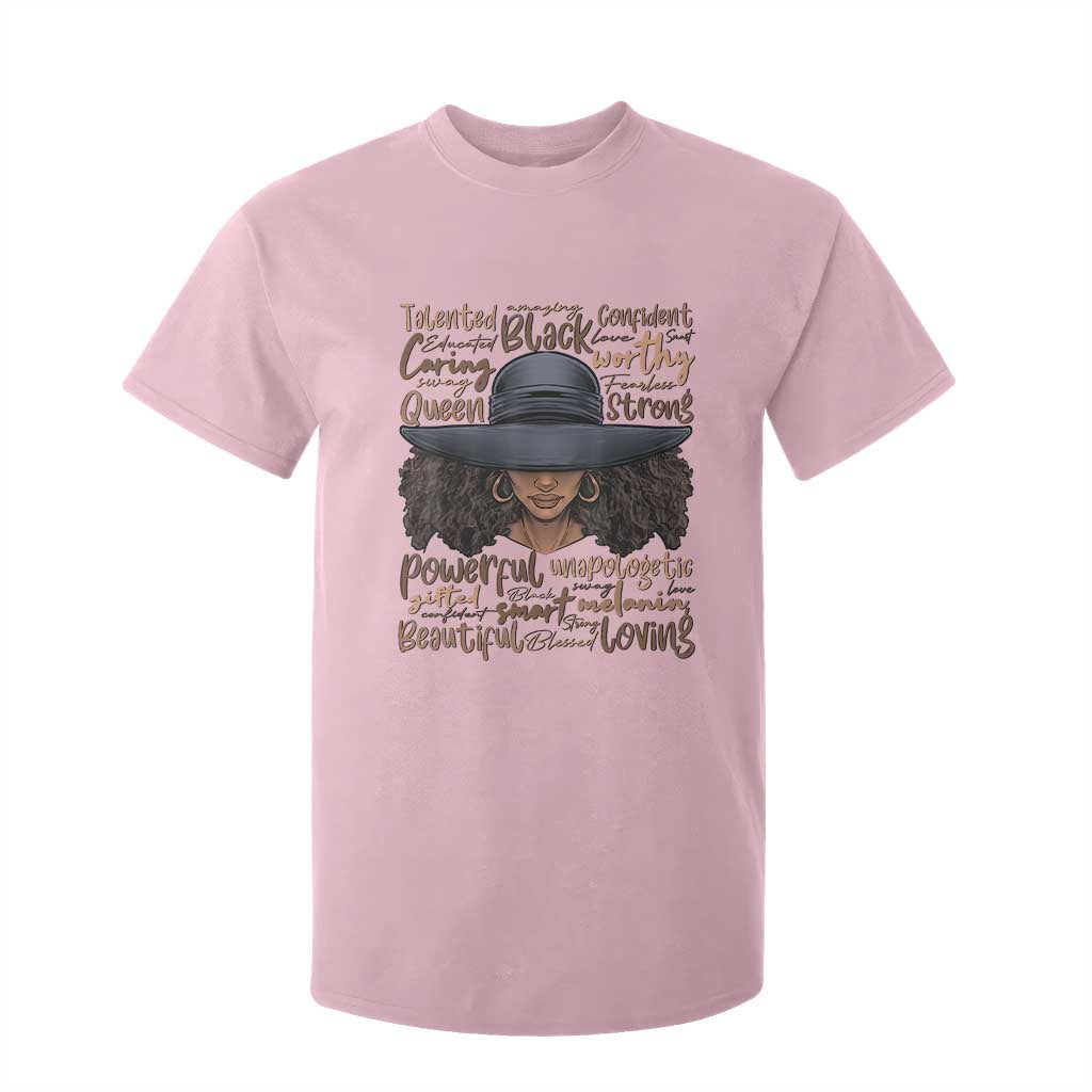 African Black History T Shirt For Kid African American Ladies Juneteenth TS01 Light Pink Print Your Wear