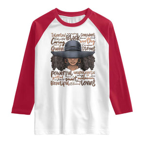 African Black History Raglan Shirt African American Ladies Juneteenth TS01 White Red Print Your Wear