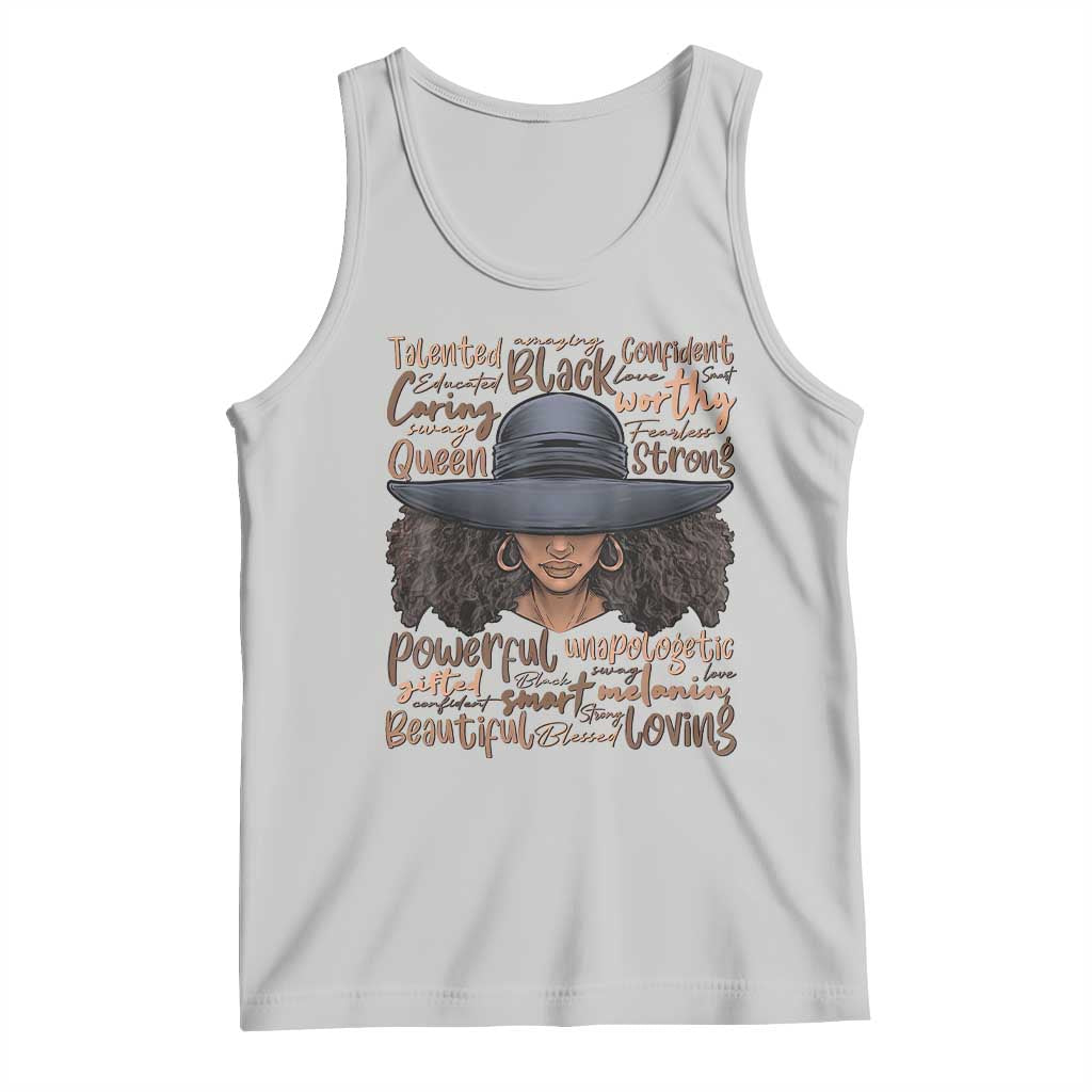 African Black History Tank Top African American Ladies Juneteenth TS01 Ash Print Your Wear