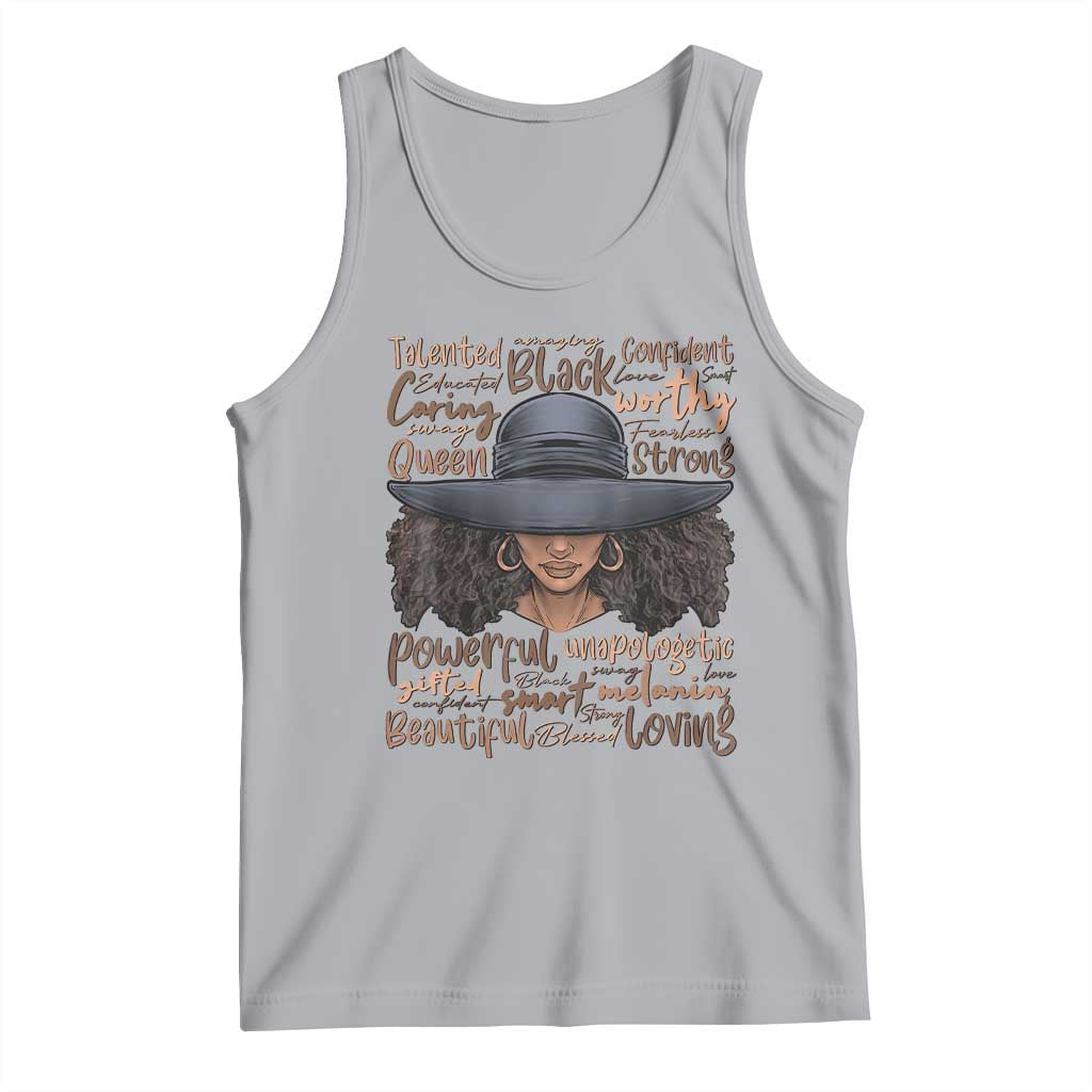 African Black History Tank Top African American Ladies Juneteenth TS01 Athletic Heather Print Your Wear