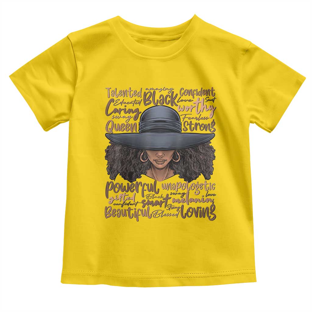 African Black History Toddler T Shirt African American Ladies Juneteenth TS01 Daisy Print Your Wear