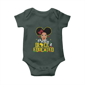 Pretty Black and Educated Baby Onesie I Am The Strong Afro Queen TS01 Print Your Wear