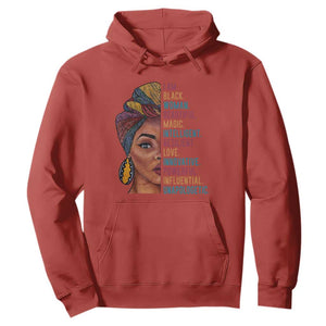 Afro Woman Hoodie Beautiful Magic TS01 Red Printyourwear