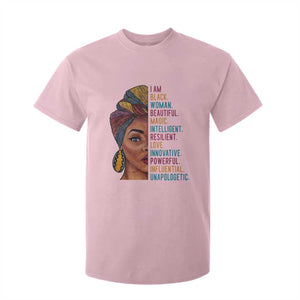 Black Woman T Shirt For Kid Beautiful Magic Intelligent Resilient Love African American Pride TS01 Light Pink Print Your Wear