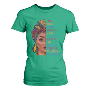 Black Woman T Shirt For Women Beautiful Magic Intelligent Resilient Love African American Pride TS01 Irish Green Print Your Wear