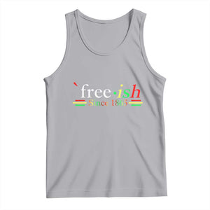 Free-ish Since 1865 Tank Top Juneteenth Freedom Emancipation Black History TS01 Athletic Heather Print Your Wear