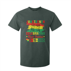 Juneteenth 1865 T Shirt For Kid Celebrating Black Freedom June 19th African American TS01 Dark Forest Green Print Your Wear