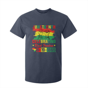 Juneteenth 1865 T Shirt For Kid Celebrating Black Freedom June 19th African American TS01 Navy Print Your Wear