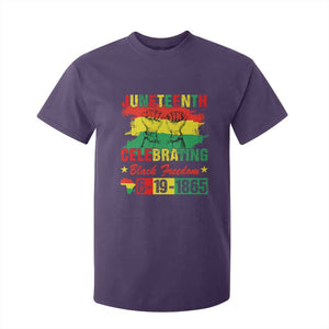 Juneteenth 1865 T Shirt For Kid Celebrating Black Freedom June 19th African American TS01 Purple Print Your Wear
