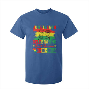 Juneteenth 1865 T Shirt For Kid Celebrating Black Freedom June 19th African American TS01 Royal Blue Print Your Wear