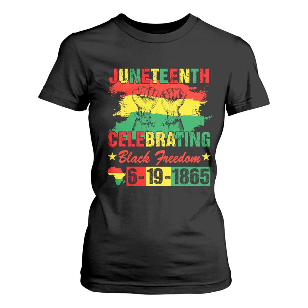 Juneteenth 1865 T Shirt For Women Celebrating Black Freedom June 19th African American TS01 Black Print Your Wear
