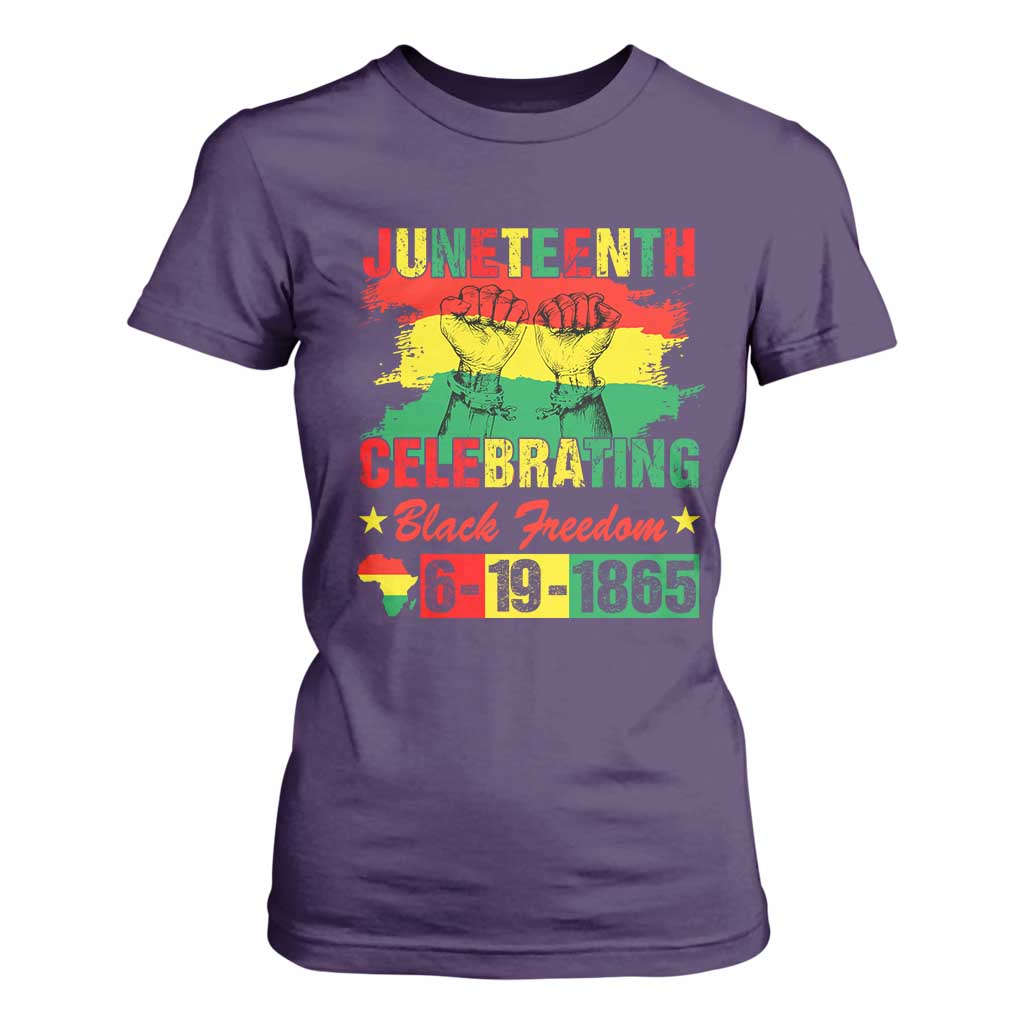 Juneteenth 1865 T Shirt For Women Celebrating Black Freedom June 19th African American TS01 Purple Print Your Wear