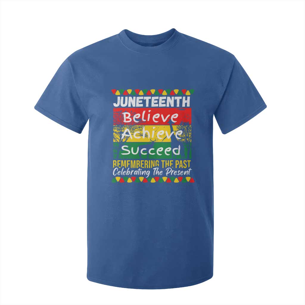 Juneteenth Is My Independence Day T Shirt For Kid Black Pride Melanin TS01 Royal Blue Print Your Wear
