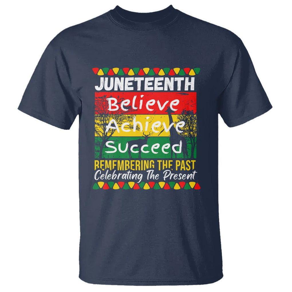 Juneteenth Is My Independence Day Black Pride Melanin T Shirt TS01 Navy Printyourwear
