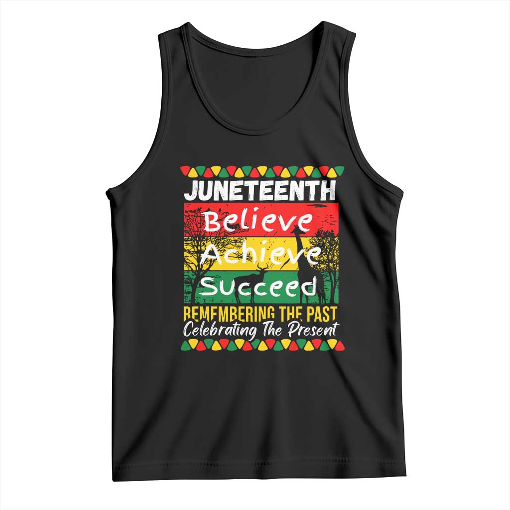 Juneteenth Is My Independence Day Tank Top Black Pride Melanin TS01 Black Print Your Wear