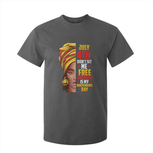 Juneteenth 1866 T Shirt For Kid Juneteenth Is My Independence Day for Women TS01 Dark Heather Print Your Wear