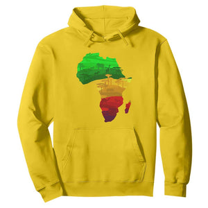 Africa Map Green Yellow Red Proud African Pride Juneteenth Hoodie TS01 Daisy Printyourwear