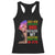 Black Queen Juneteenth 1865 Racerback Tank Top Because My Ancestors Weren't Free in 1776 TS01 Black Print Your Wear