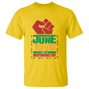Juneteenth Is My Independence Day T Shirt TS01 Daisy Printyourwear