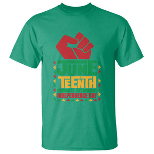 Juneteenth Is My Independence Day T Shirt TS01 Irish Green Printyourwear