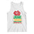 Juneteenth Is My Independence Day Tank Top Raised Fist TS01 White Print Your Wear