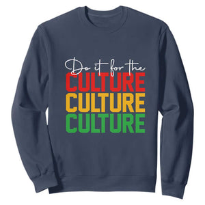 Do It For The Culture Juneteenth Sweatshirt TS01 Navy Printyourwear