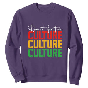 Do It For The Culture Juneteenth Sweatshirt TS01 Purple Printyourwear