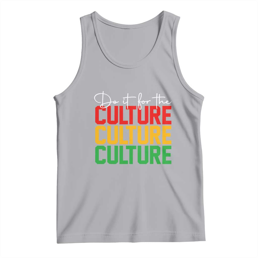 African Pride Tank Top Do It For The Culture TS01 Athletic Heather Print Your Wear