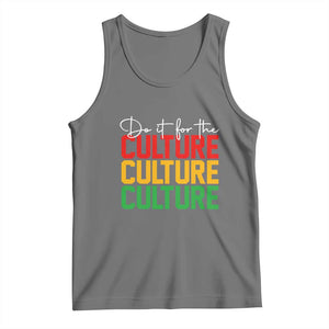 African Pride Tank Top Do It For The Culture TS01 Black Heather Print Your Wear
