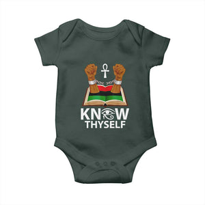 African American History Baby Onesie Know Thyself Break The Chains TS01 Print Your Wear
