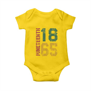 Juneteenth Baby Onesie Celebrating Freedom In African History Since 1865 TS01 Daisy Print Your Wear