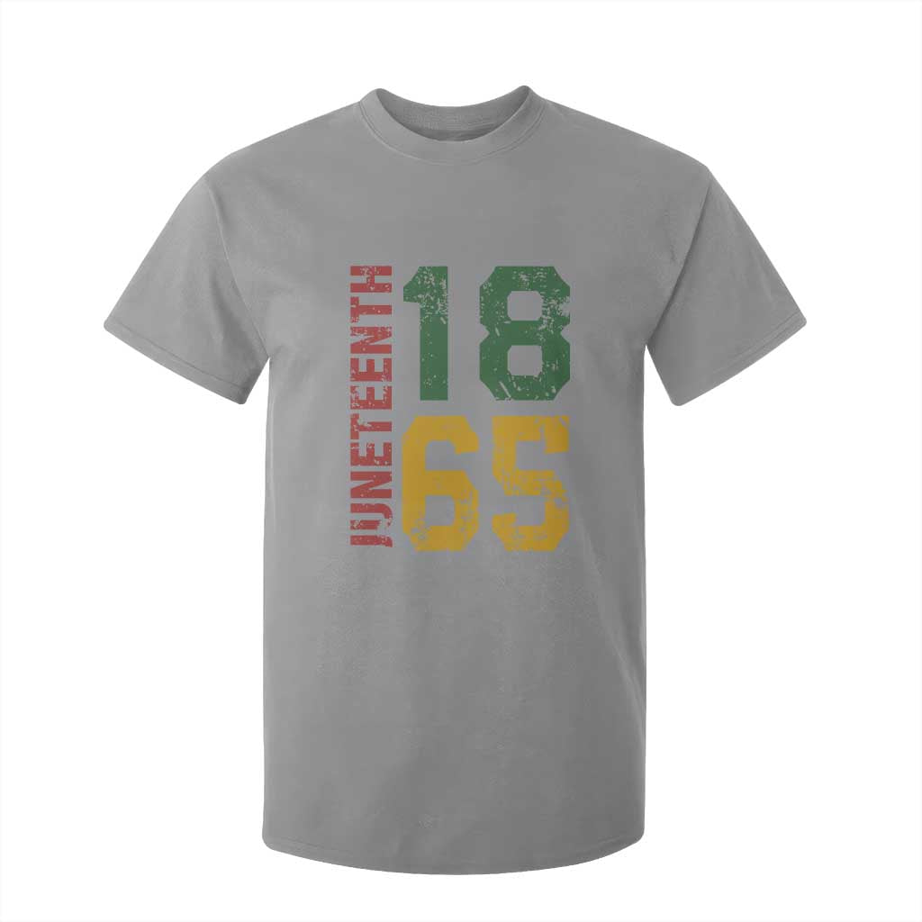 Juneteenth T Shirt For Kid Celebrating Freedom In African History Since 1865 TS01 Sport Gray Print Your Wear