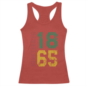 Juneteenth Racerback Tank Top Celebrating Freedom In African History Since 1865 TS01 Red Print Your Wear