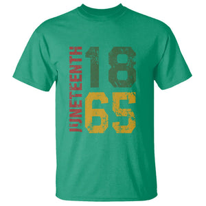 Juneteenth T Shirt Celebrating Freedom In African History Since 1865 TS01 Irish Green Printyourwear