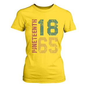 Juneteenth T Shirt For Women Celebrating Freedom In African History Since 1865 TS01 Daisy Print Your Wear