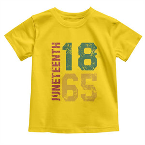 Juneteenth Toddler T Shirt Celebrating Freedom In African History Since 1865 TS01 Daisy Print Your Wear