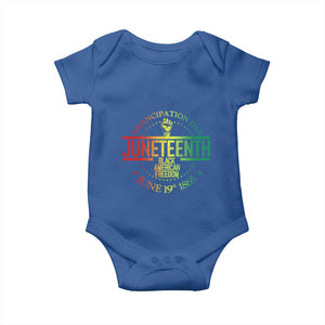 Emancipation Day Juneteenth 1865 Baby Onesie Black American Freedom History June 19th TS01 Royal Blue Print Your Wear