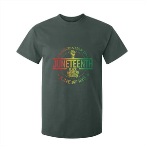 Emancipation Day Juneteenth 1865 T Shirt For Kid Black American Freedom History June 19th TS01 Dark Forest Green Print Your Wear
