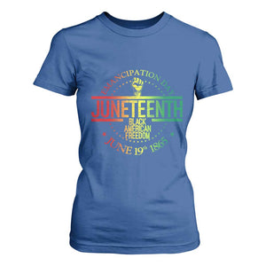 Emancipation Day Juneteenth 1865 T Shirt For Women Black American Freedom History June 19th TS01 Royal Blue Print Your Wear