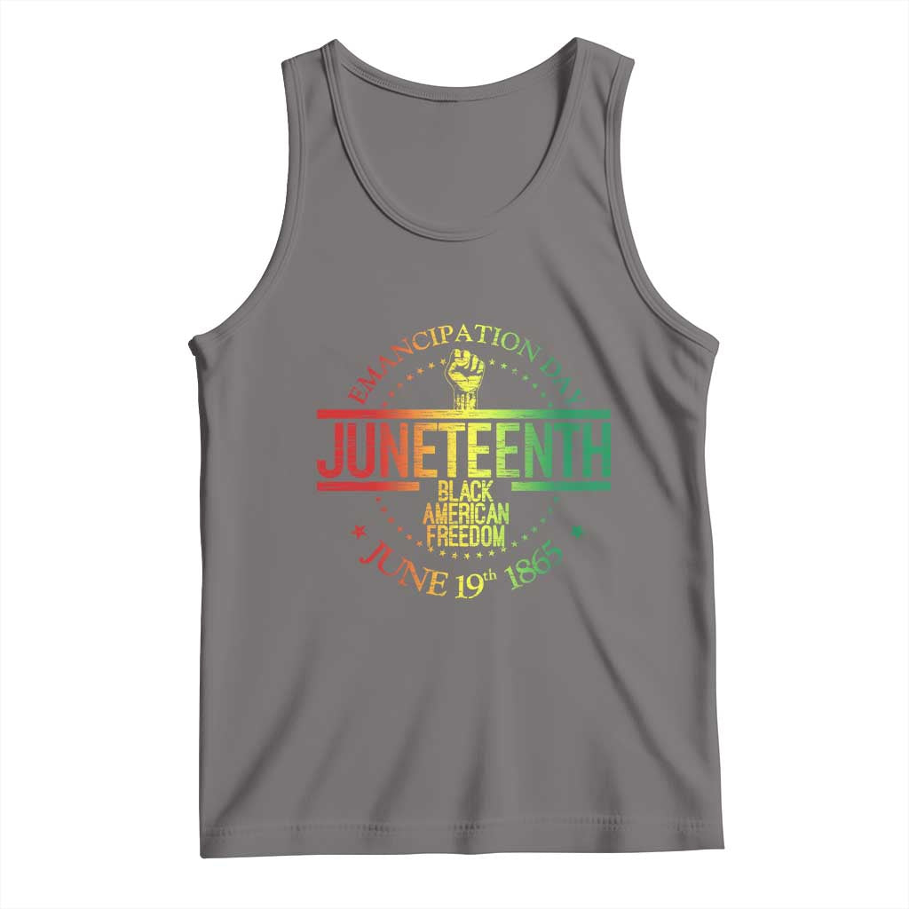 Emancipation Day Juneteenth 1865 Tank Top Black American Freedom History June 19th TS01 Deep Heather Print Your Wear