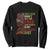Afro Woman Sweatshirt Juneteenth is My Independence Day Not July 4th TS01 Black Printyourwear
