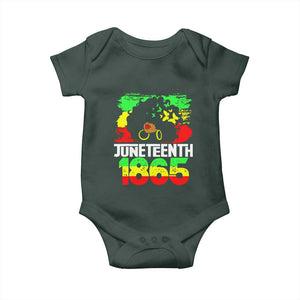 Afro Woman Baby Onesie Juneteenth 1865 African Black Pride TS01 Print Your Wear