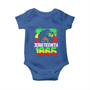 Afro Woman Baby Onesie Juneteenth 1865 African Black Pride TS01 Royal Blue Print Your Wear