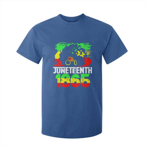 Afro Woman T Shirt For Kid Juneteenth 1865 African Black Pride TS01 Royal Blue Print Your Wear