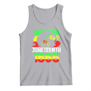 Afro Woman Tank Top Juneteenth 1865 African Black Pride TS01 Athletic Heather Print Your Wear