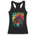 Juneteenth Afro Queen Racerback Tank Top Melanin Black Women Magic Tie Dye TS01 Black Print Your Wear