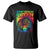 Juneteenth Afro Queen T Shirt Melanin Black Girl Magic Women Tie Dye TS01 Black Printyourwear