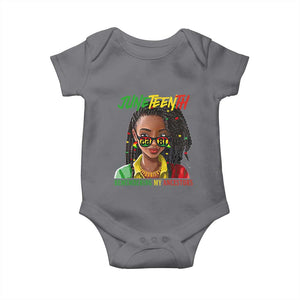Black Prince Juneteenth 1865 Baby Onesie Loc'd Hair Remembering My Ancestor for Women TS01 Charcoal Print Your Wear