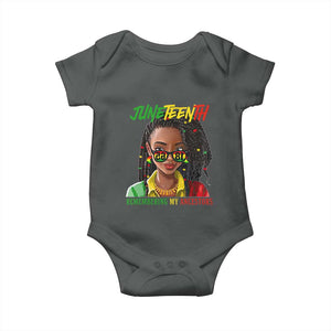 Black Prince Juneteenth 1865 Baby Onesie Loc'd Hair Remembering My Ancestor for Women TS01 Dark Heather Print Your Wear